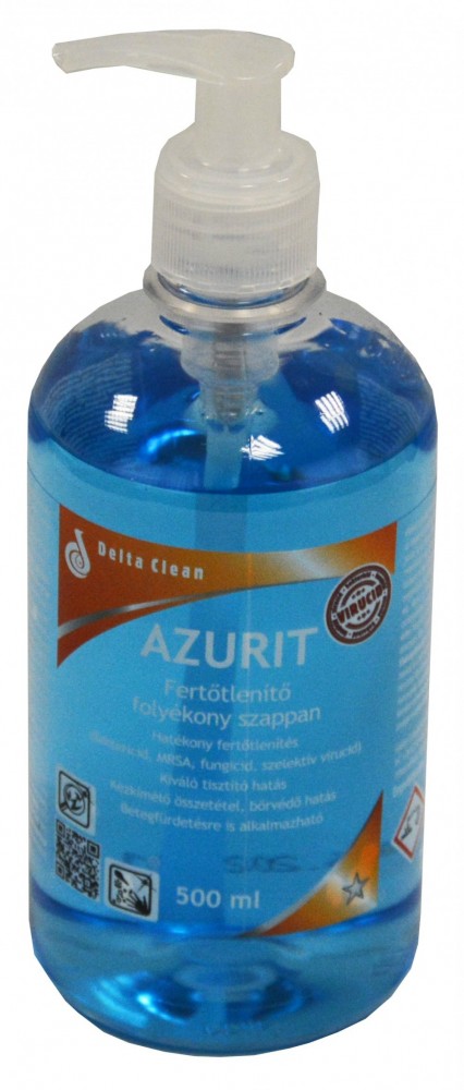 Azurit fertőtlenítő folyékony szappan 500ml pumpás